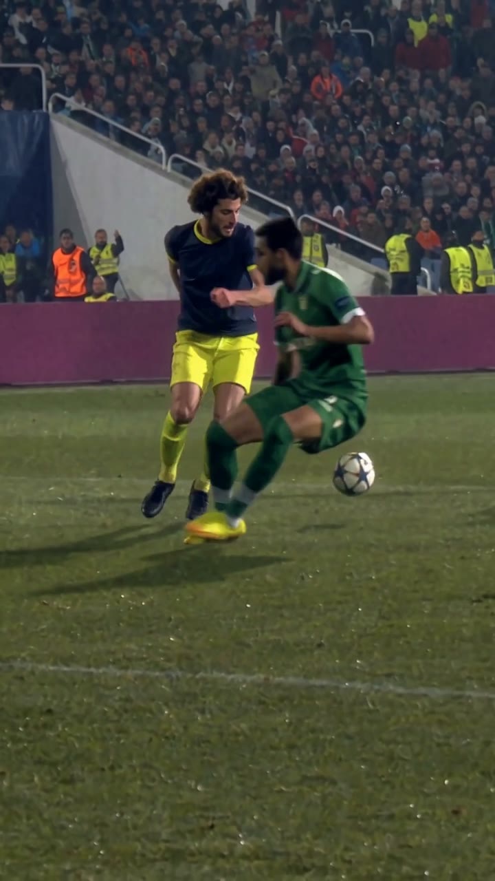 Ozil goal AI video — Navy & Volt kit