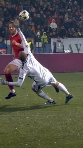 Red & White example at 0:02: the scorer lifts the ball over the onrushing keeper